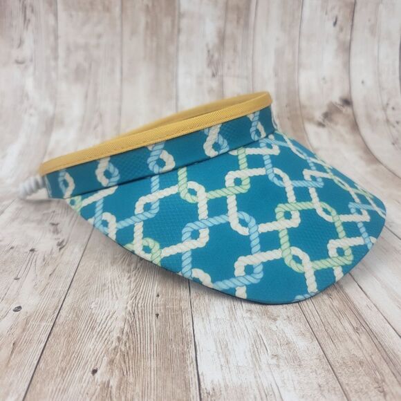 Glove It Blue Green Visor with Coil Closure Tennis Golf - Picture 5 of 6